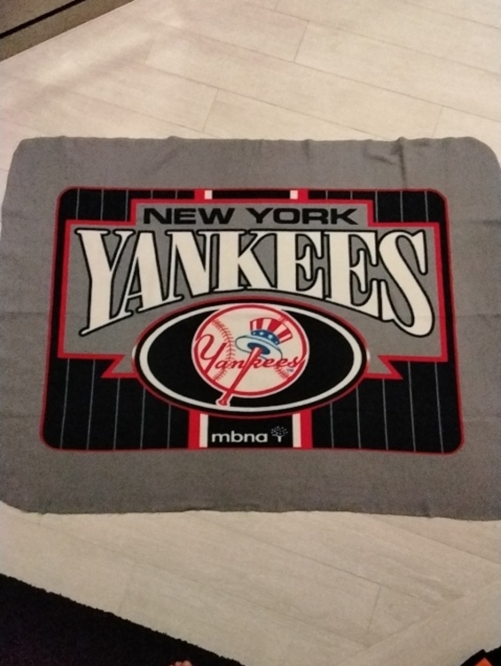 Gray Logo Throw Blanket